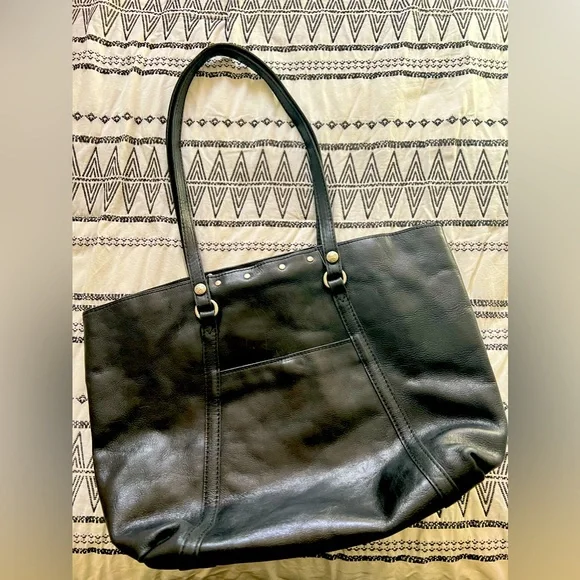 PATRICIA NASH Black Leather Tote - Picture 3 of 10
